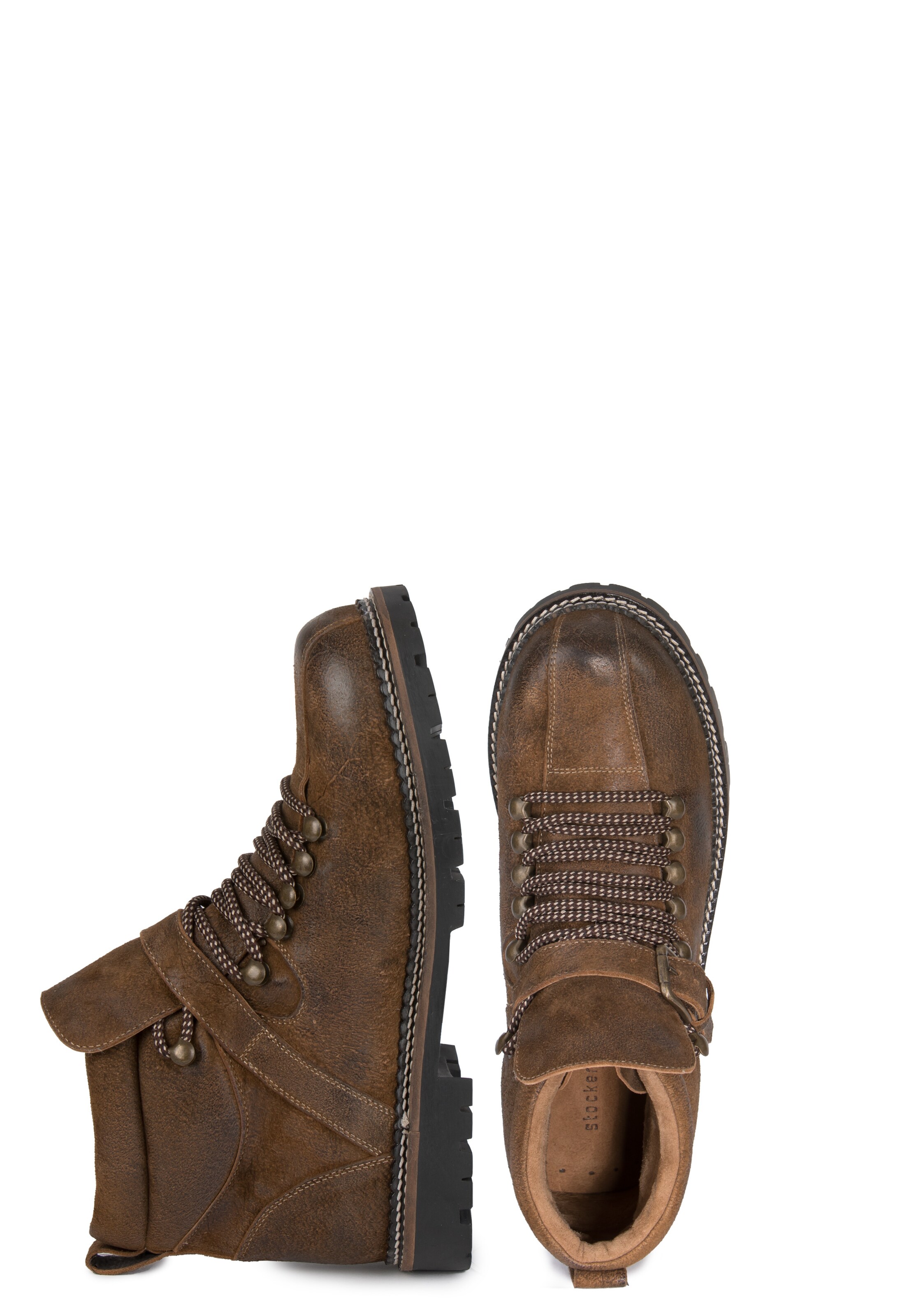 STOCKERPOINT Traditional shoes 'Tiago' in Brown