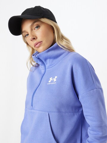 UNDER ARMOUR Sportief sweatshirt 'Rival' in Blauw