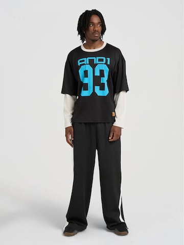 Tricou de la AND1 pe negru