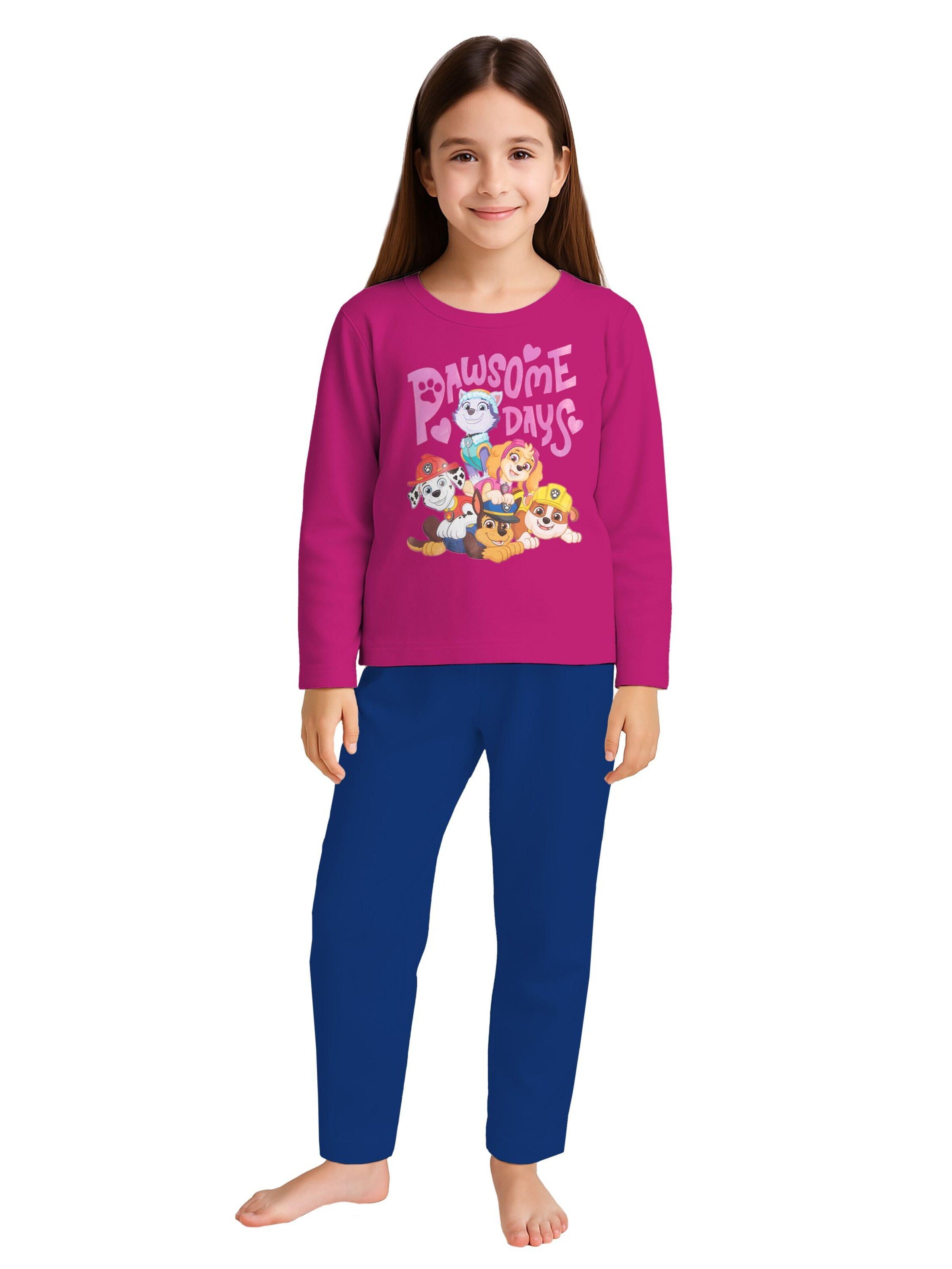 Paw Patrol Pajamas in Pink: front