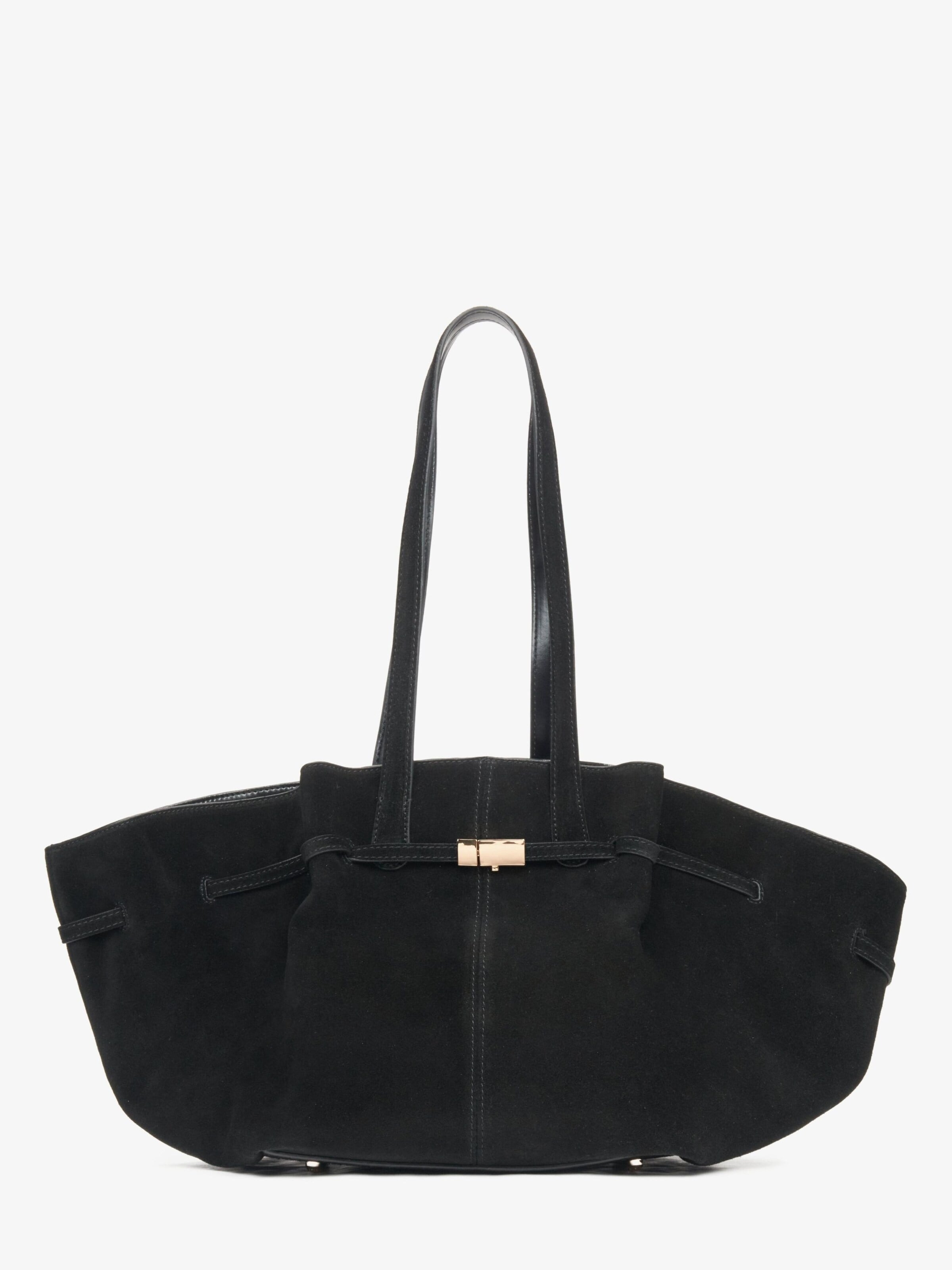 Estro Schultertasche '5562'‌‌‌‌‌‌‌‌‌ in Schwarz: Vorderseite