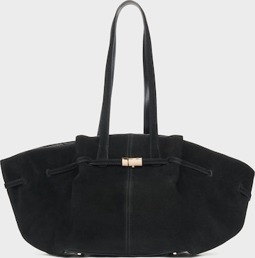 Estro Schultertasche '5562' in Schwarz: Vorderseite