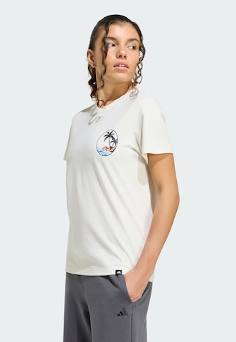 ADIDAS SPORTSWEAR Funktionsshirt 'Summer Slide' in Weiß