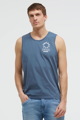 CAMP DAVID Shirt in Blue: front