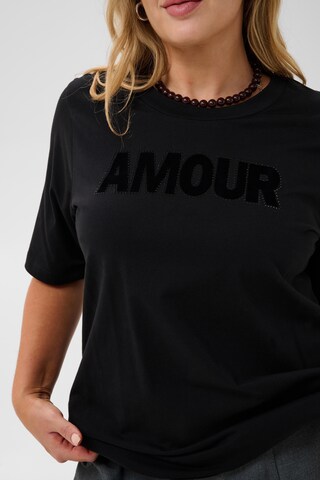 KAFFE CURVE Blouse in Black