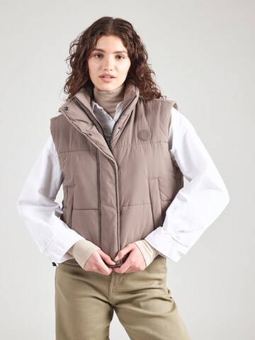 Gilet 'Fae-1' HUGO en marron : devant