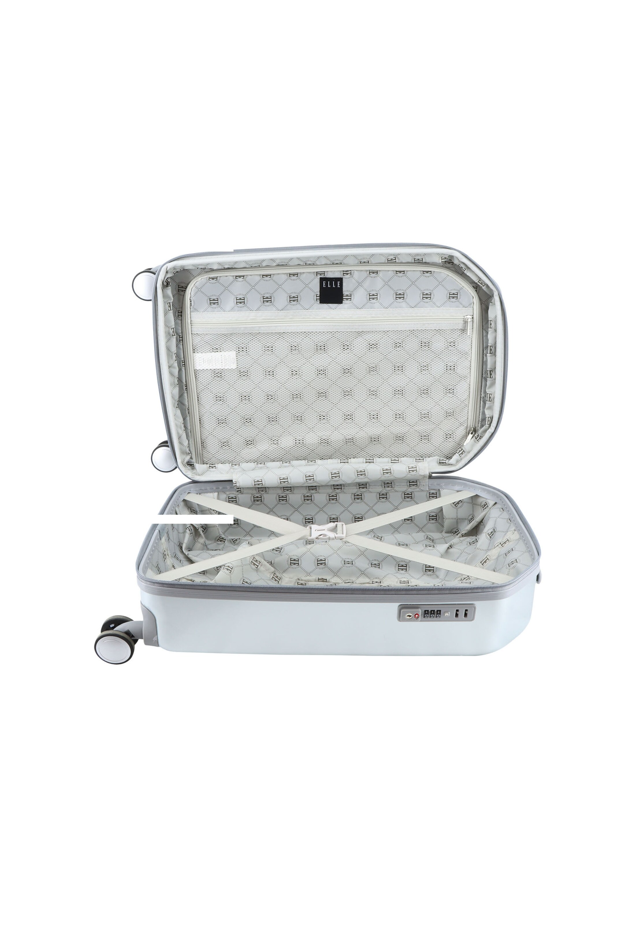 ELLE Suitcase 'Diamond' in Silver