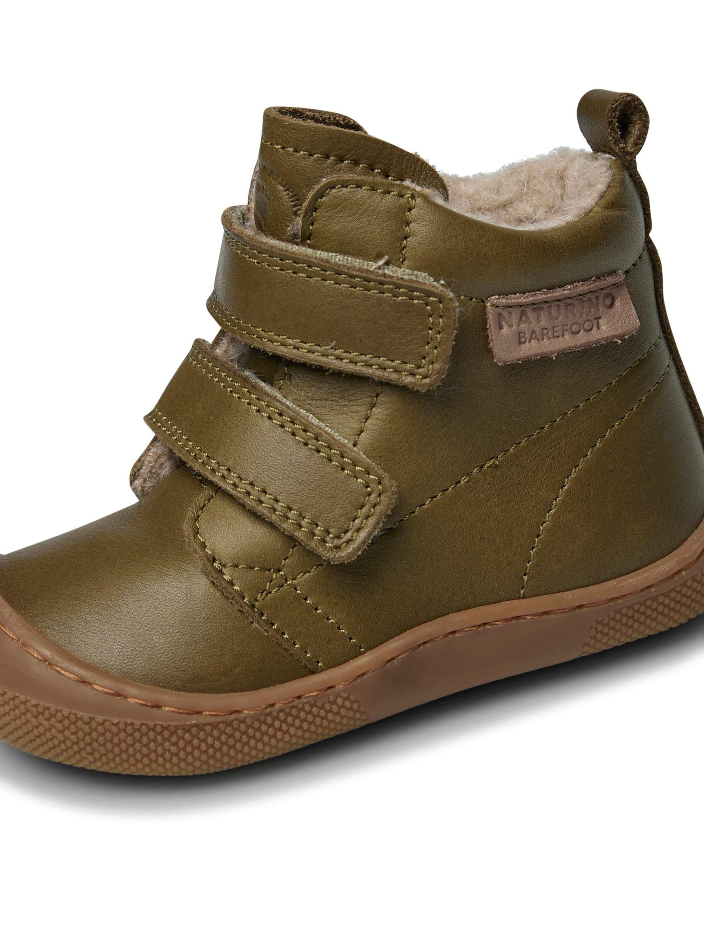 NATURINO Boots 'BAREFOOT WIGGHI VL' in 23 in mottled green, Item view