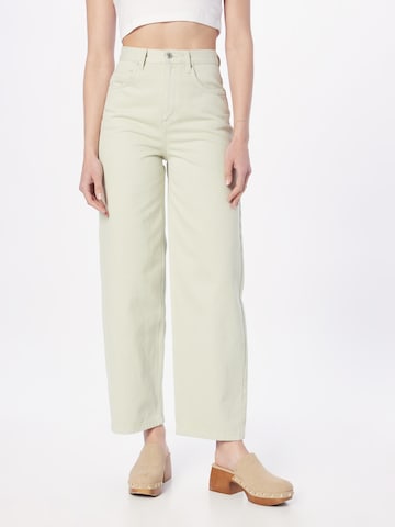 Wide Leg Jean TOPSHOP en vert : devant