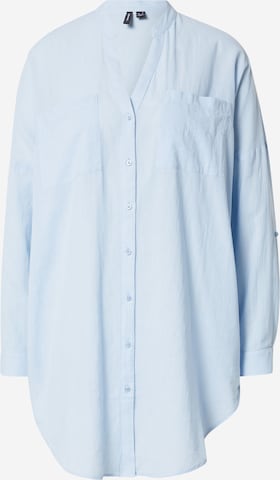 VERO MODA Blouse 'ISABELL' in Blauw: voorkant