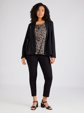 ONLY Curve - Blazer 'POPTRASH' em preto