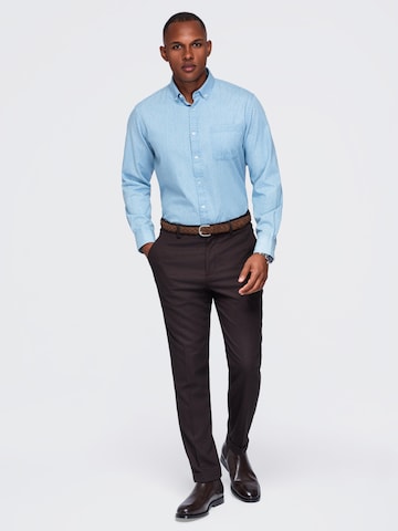 Ombre - Ajuste regular Camisa en azul