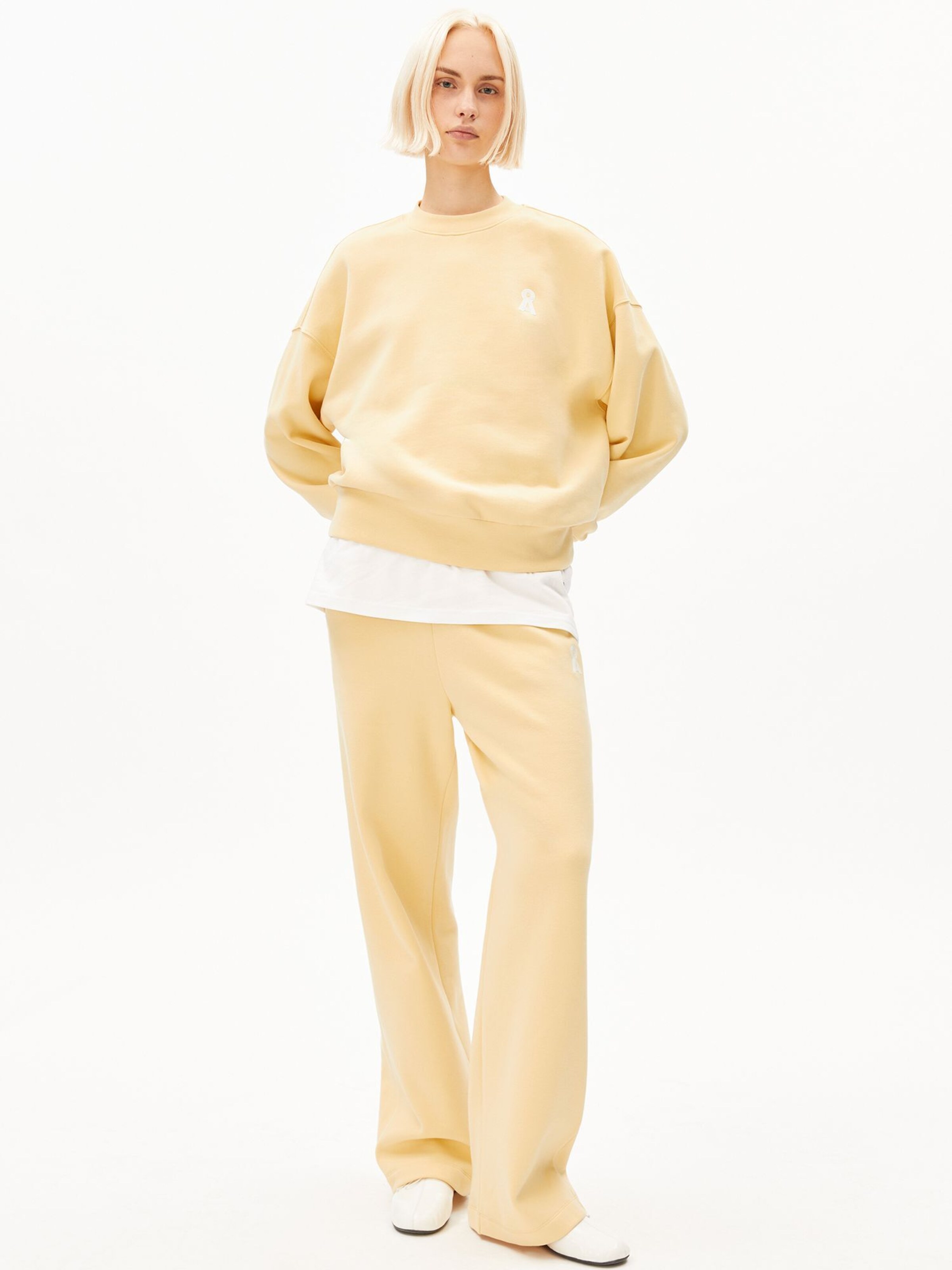 ARMEDANGELS Sweatshirt in Beige: voorkant