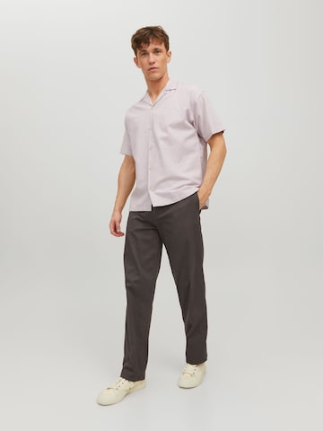 JACK & JONES Comfort Fit Hemd in Lila
