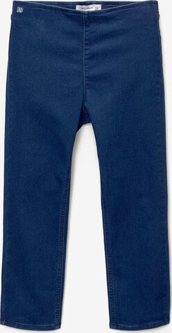 Pull&Bear Skinny Jeansy w kolorze niebieski: przód