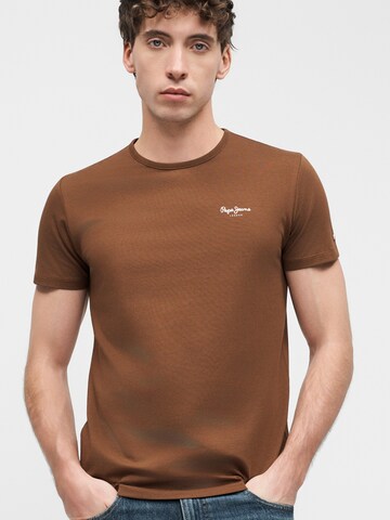 Pepe Jeans Majica | rjava barva