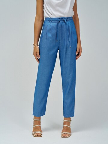 Salsa Jeans Slimfit Chino in Blauw: voorkant