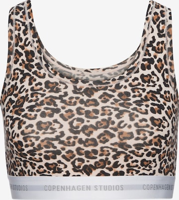 Copenhagen StudiosBustier Grudnjak - smeđa boja: prednji dio