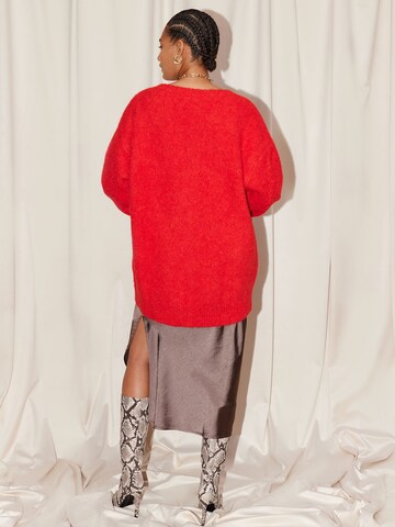 LeGer by Lena Gercke Sweater 'Nia' in Red: back