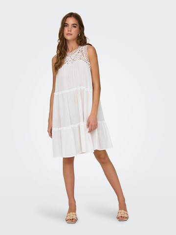 JDY Καλοκαιρινό φόρεμα 'ODA' σε λευκό