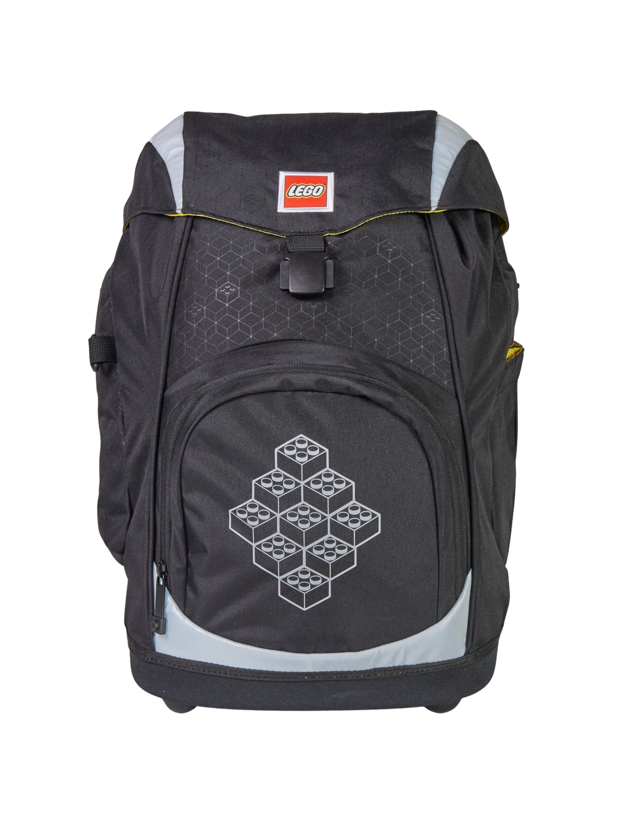 LEGO Rucksack 'Bricks Nielsen' in Schwarz: Vorderseite