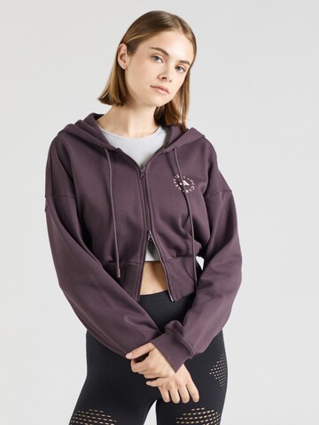 ADIDAS BY STELLA MCCARTNEY Sports sweat jacket in Purple: front