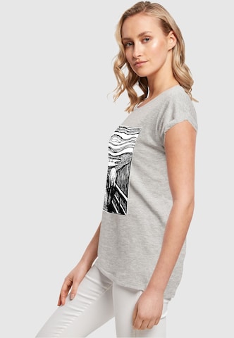 Merchcode T-Shirt 'APOH - Munch Lino' in Grau