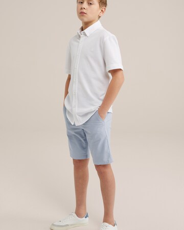 Coupe slim Pantalon WE Fashion en bleu