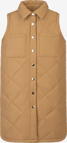 APART Vest in Brown: front