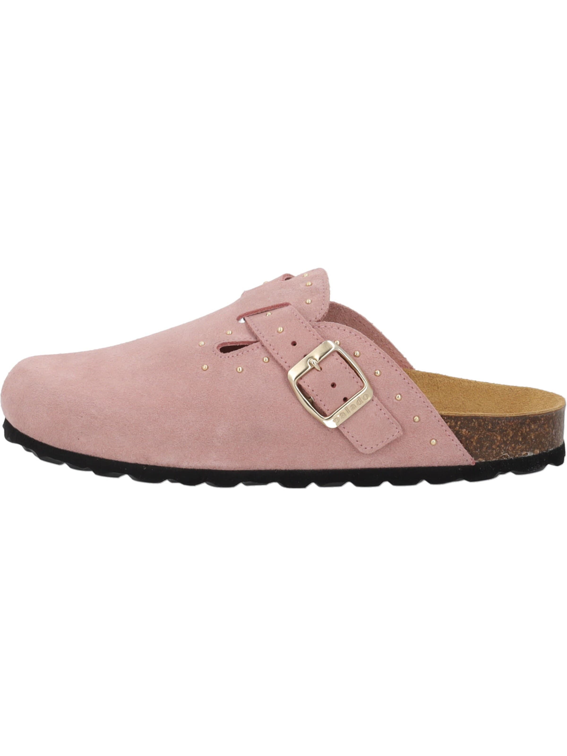 Palado Clogs 'Kiel Glint' in Roze: voorkant