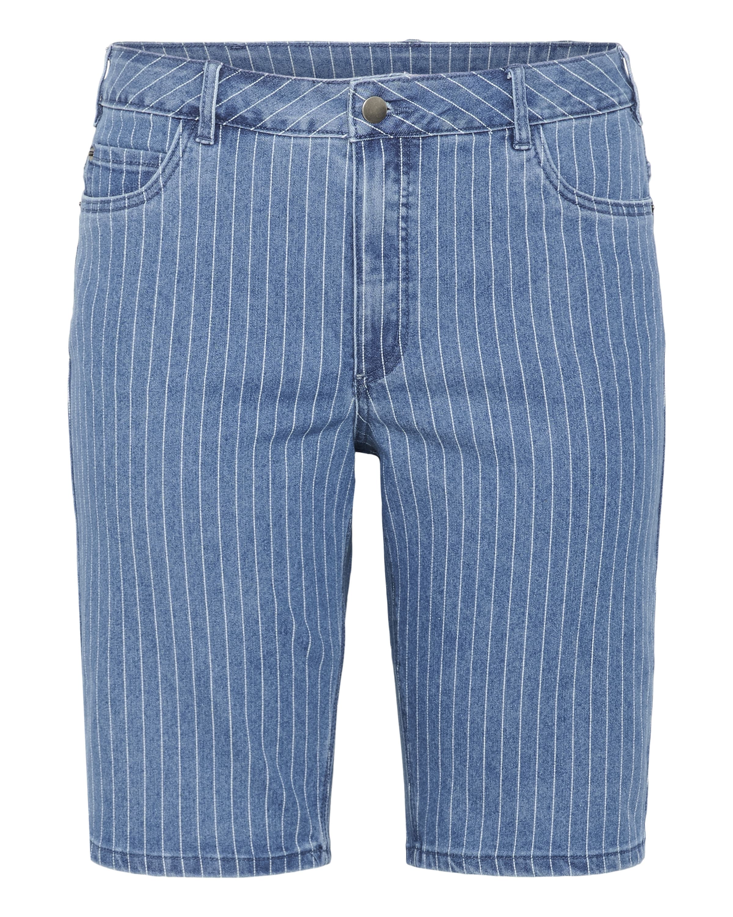 KAFFE CURVE Regular Pants 'Reeca' in Blue: front