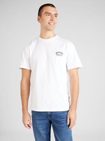 T-Shirt 'LUCCA' JACK & JONES en blanc : devant
