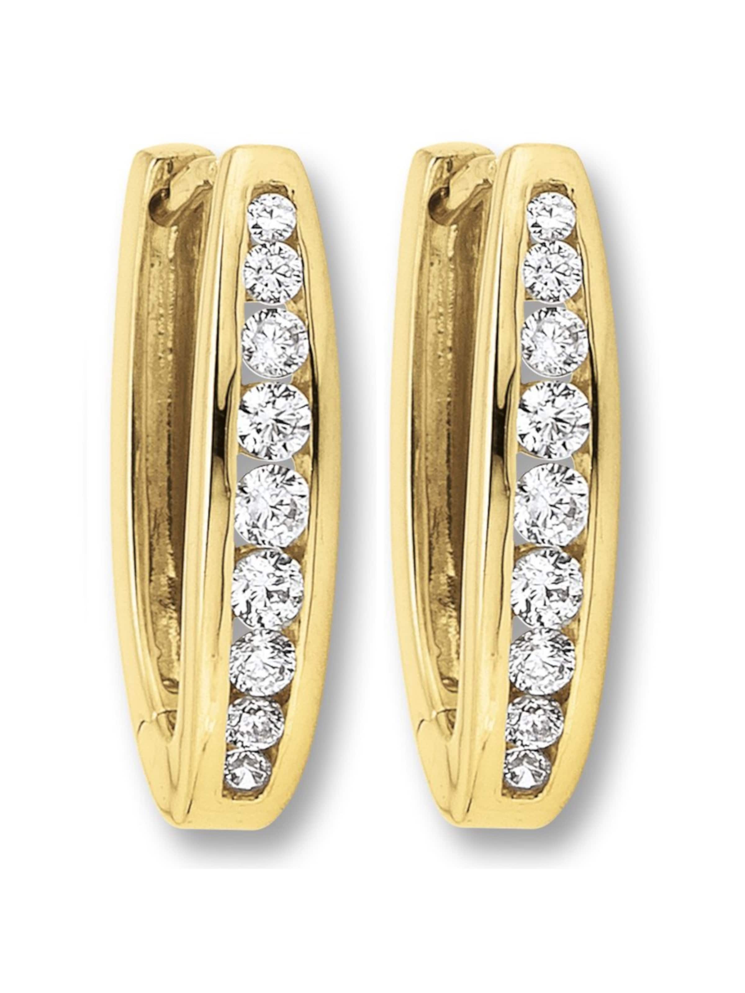 ONE ELEMENT Ohrringe in Gold: Vorderseite