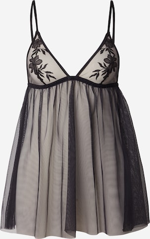 Hunkemöller Неглиже 'Hilton' в Черный: спереди