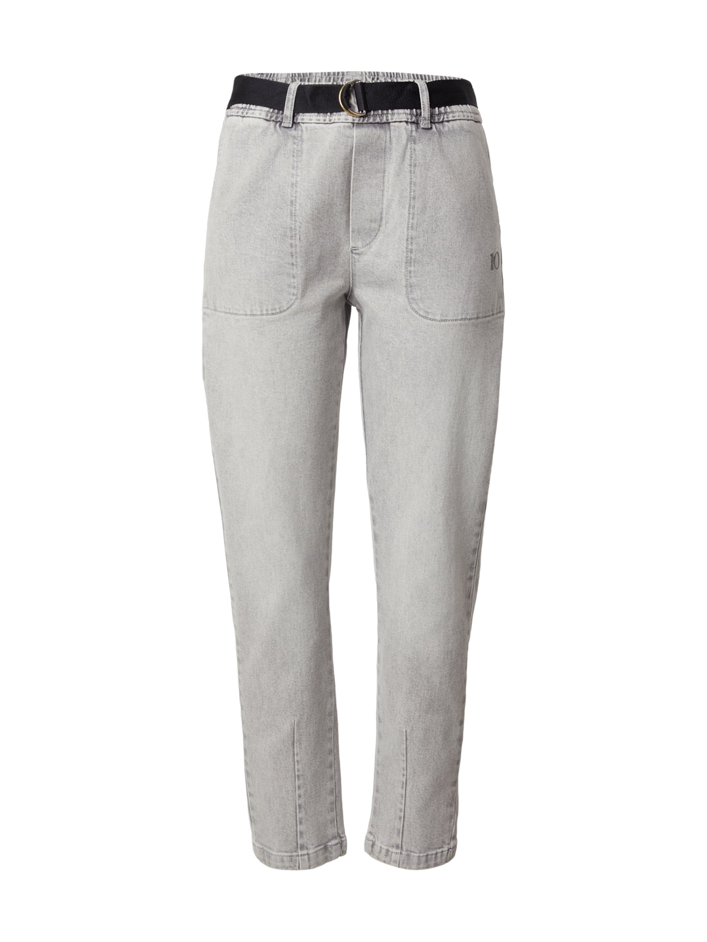 10Days Конический (Tapered) Джинсы в Серый: спереди