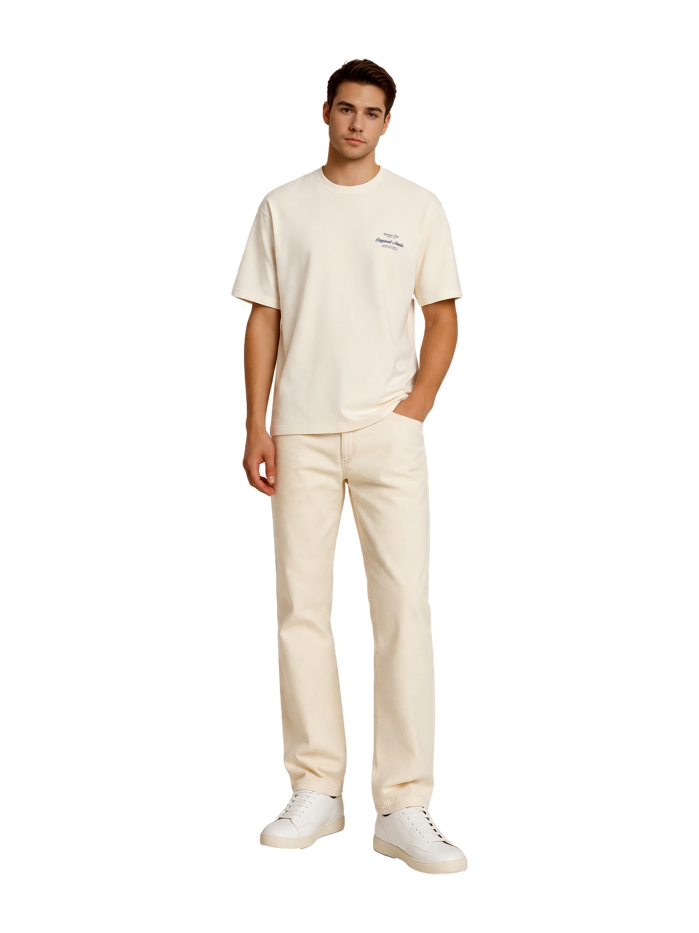 Maglietta 'Norrebro' di JACK & JONES in beige