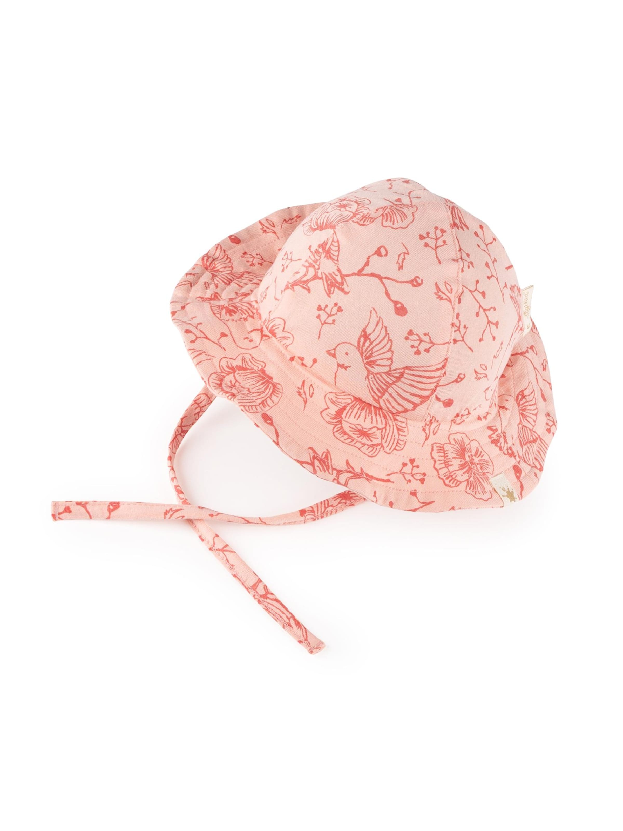 SIGIKID Hat 'Hut Pink Birds' in Pink: front