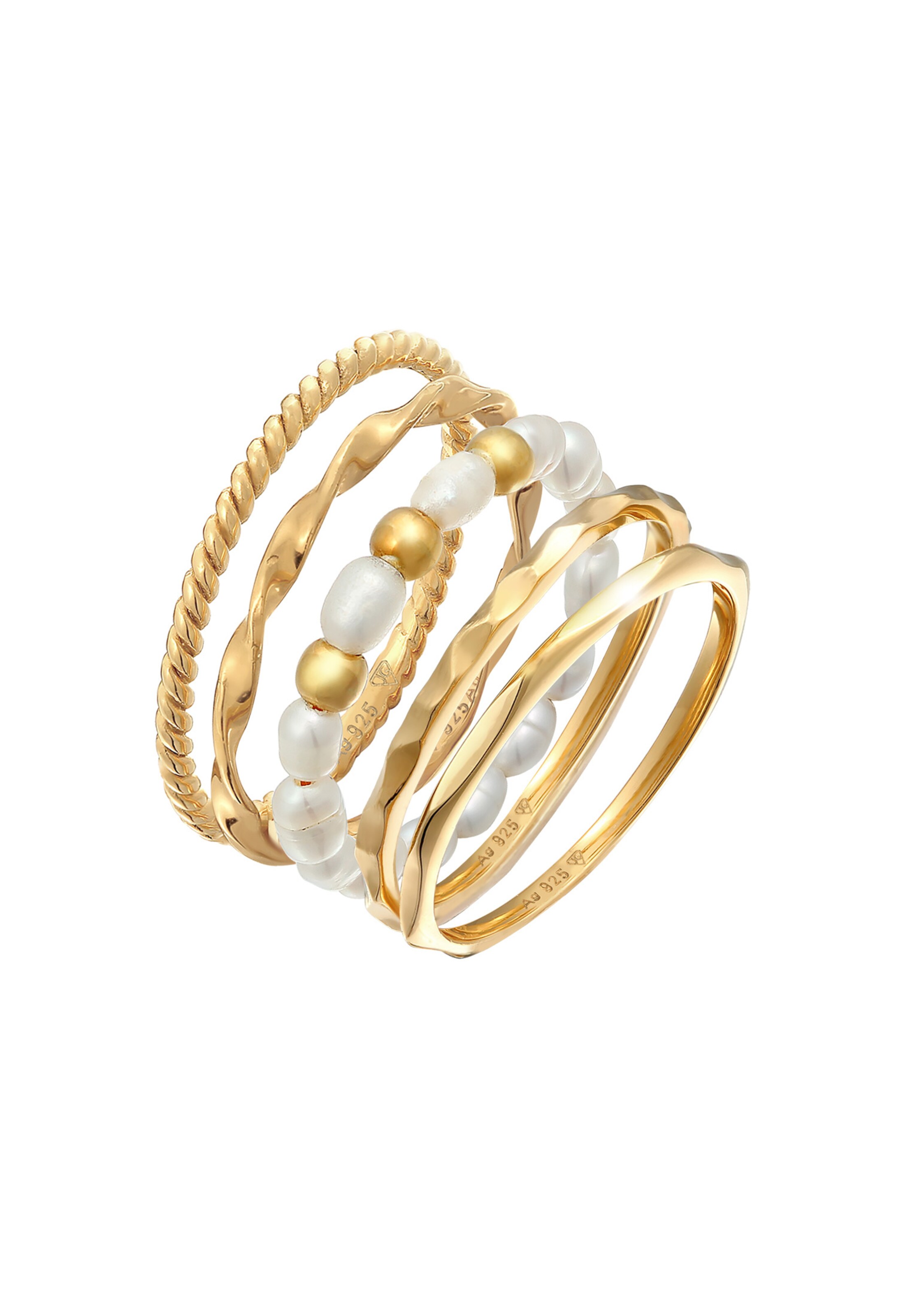 ELLI Ring in Gold: front