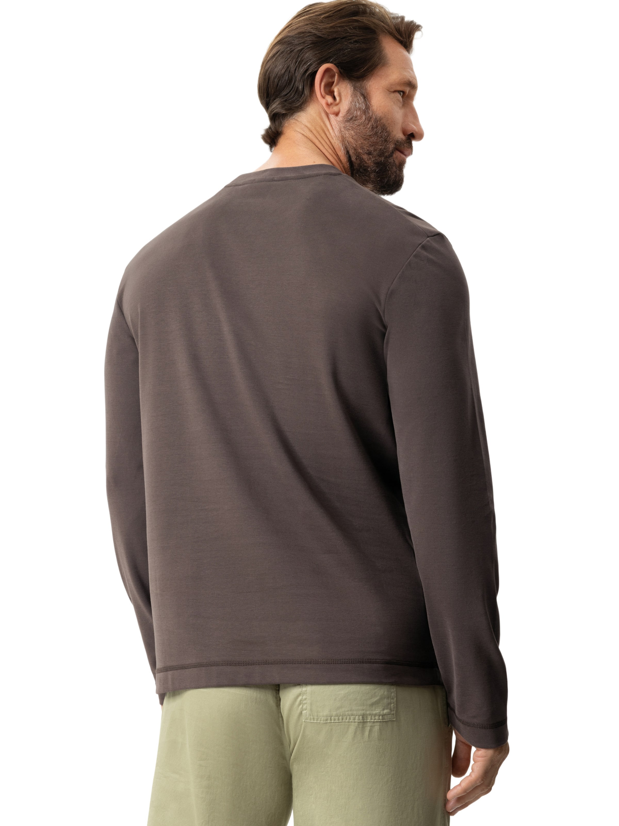 T-Shirt ' Serie Serious Essentials ' Mey en marron