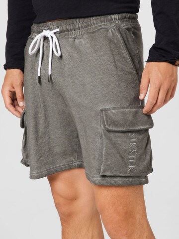 SikSilk tavaline Klapptaskutega püksid, värv hall
