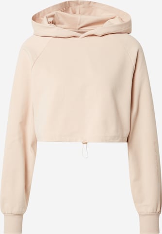 ABOUT YOU x Sofia Tsakiridou Sweatshirt 'Kayra' in Beige: predná strana