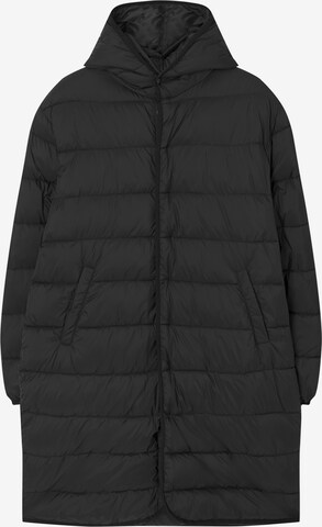 Manteau mi-saison Pull&Bear en noir : devant