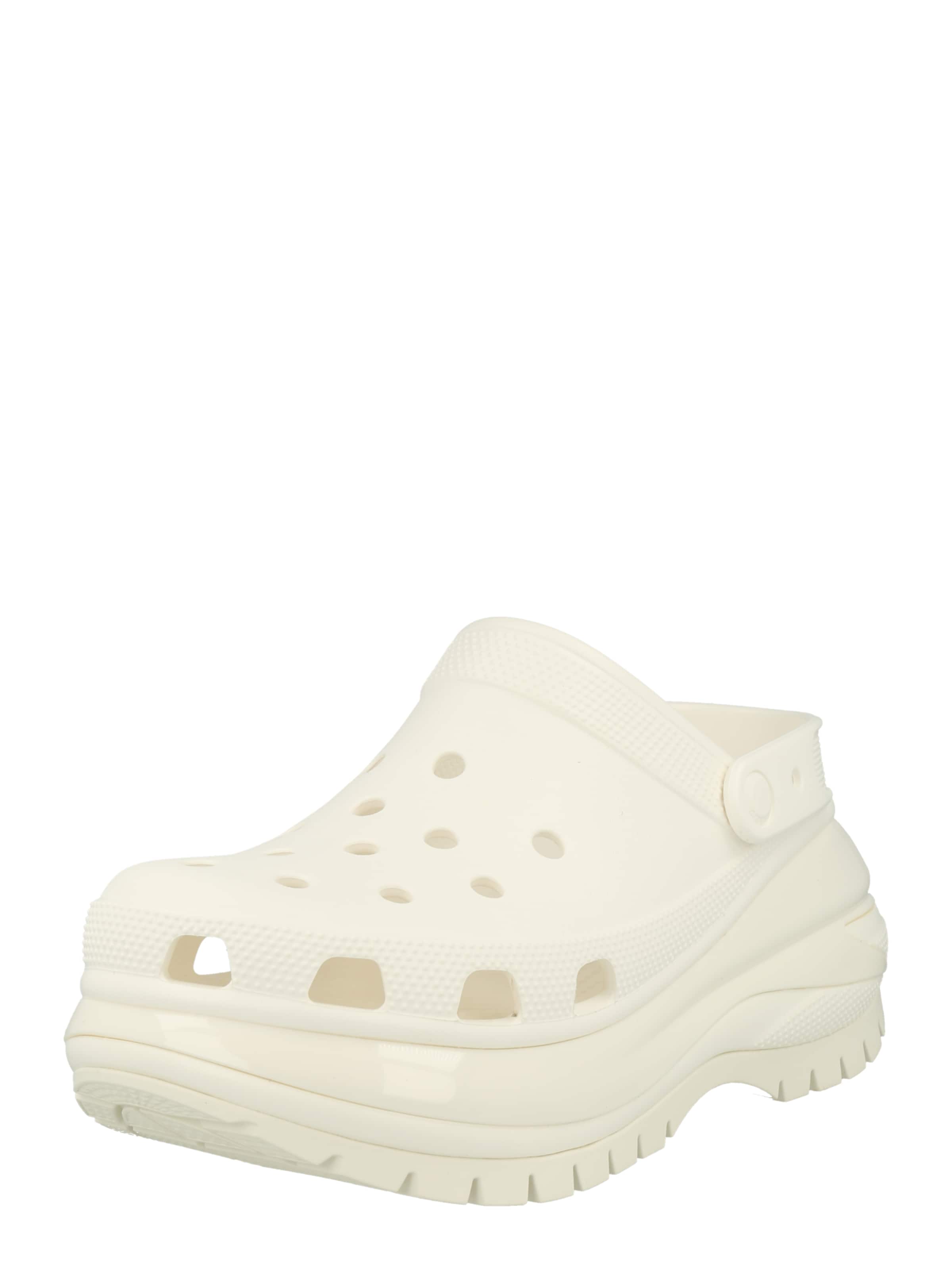 Crocs - Zuecos 'Classic Mega Crush' en blanco: frente