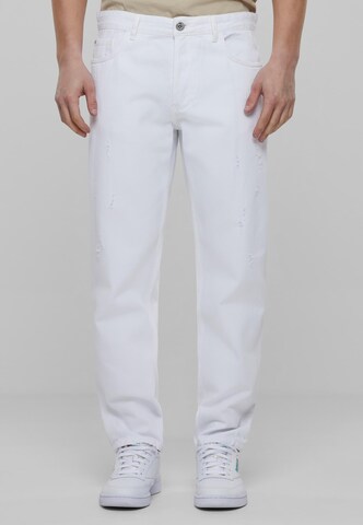 2Y Premium Regular Jeans in Weiß: predná strana