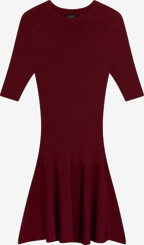 Ted Baker - Vestido de punto 'Mahraa' en rojo: frente