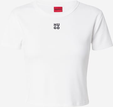 HUGO Paita 'Delanor' värissä valkoinen: etupuoli