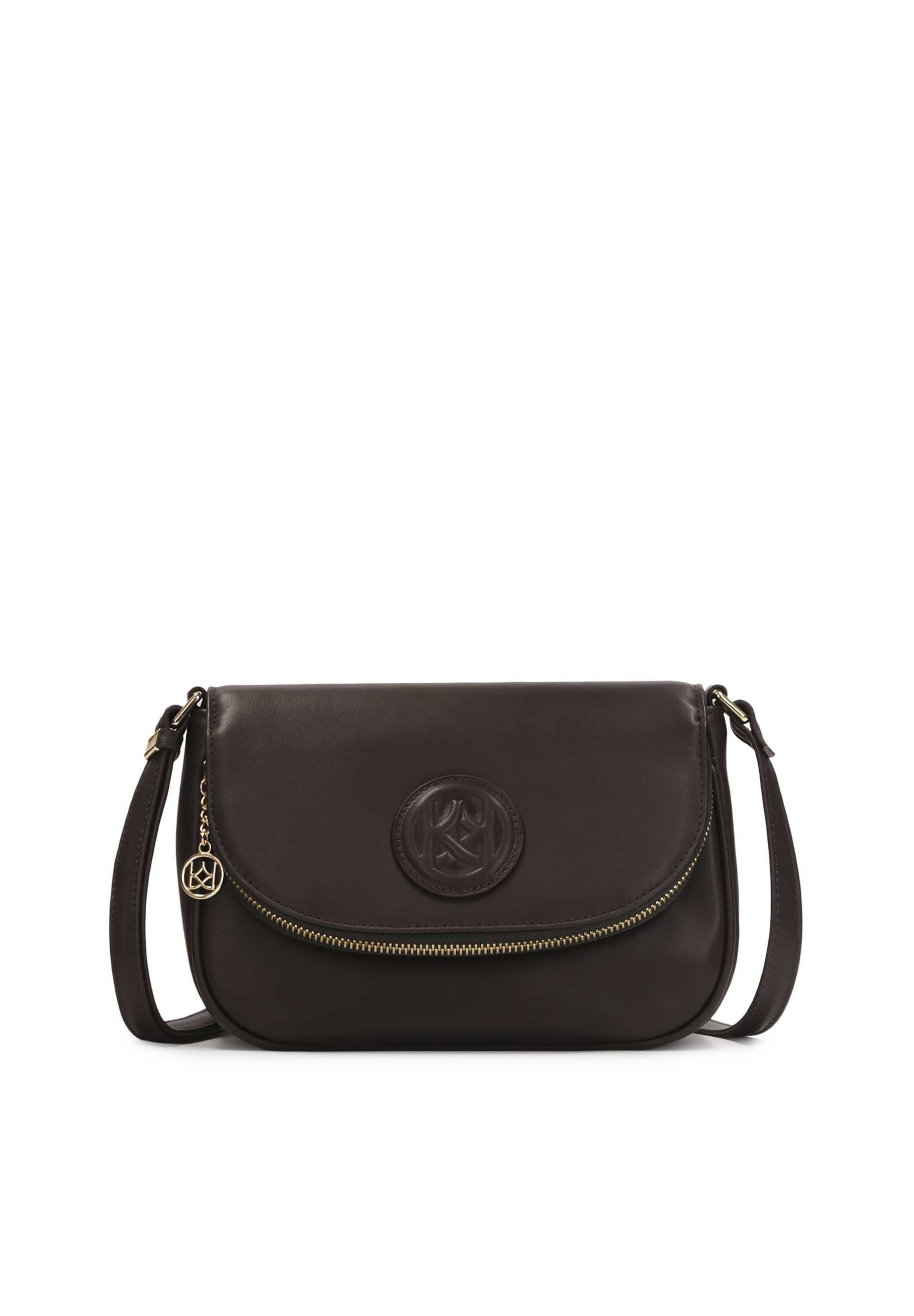 Kazar Чанта с презрамки в кафяво: отпред