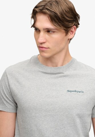 T-Shirt 'Essential Company' Superdry & Co en gris