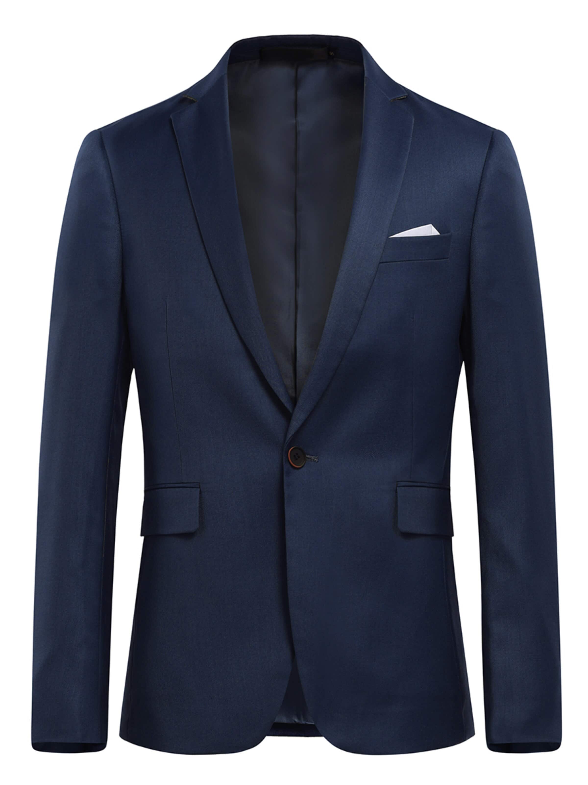 YOUTHUP Slim fit Suit 'Kavalier' in Blue