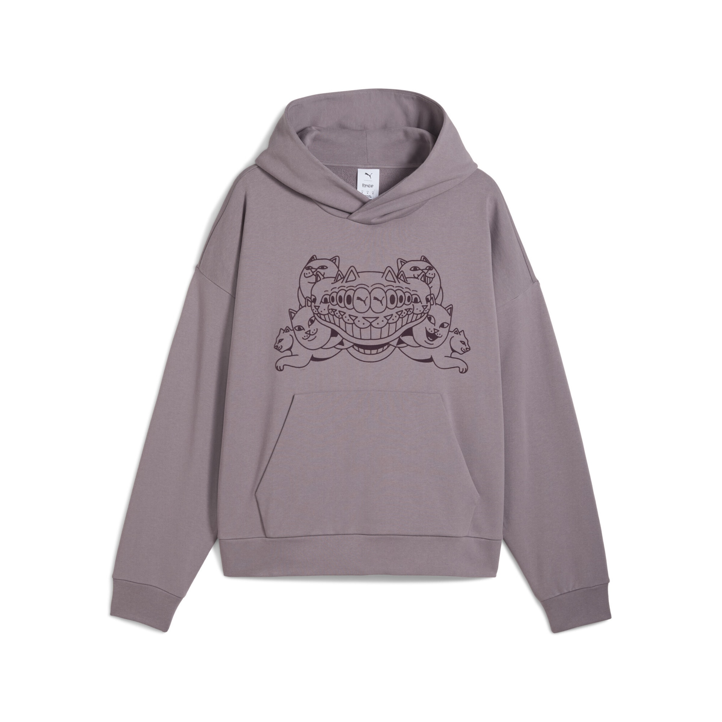 PUMA Sweatshirt 'Puma x Ripndip' in de kleur Aubergine / Lavendel, Productweergave